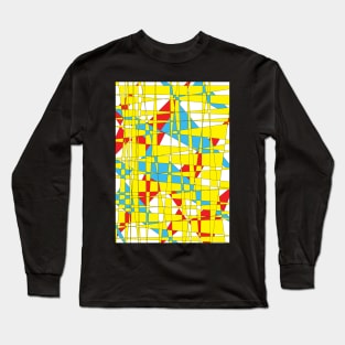 Crazy Mad World colorful Abstract Pattern Long Sleeve T-Shirt